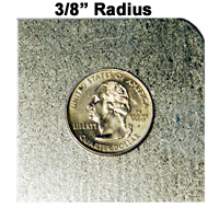 3/8" Radius
