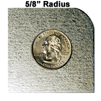 5/8" Radius