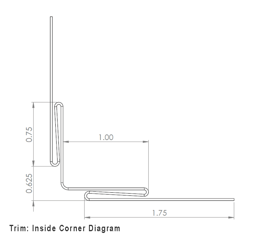 Trim Molding - Inside Corner