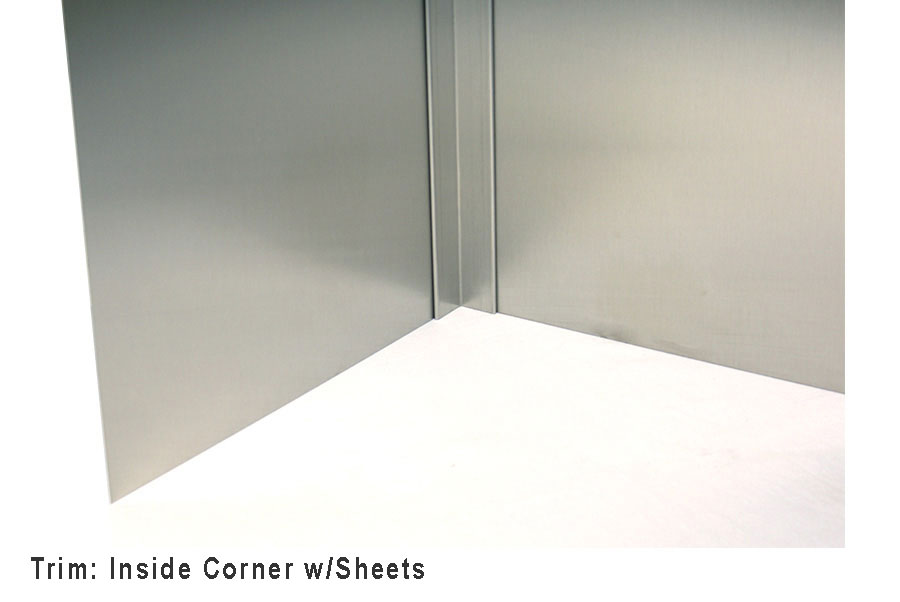 48" Long Inside Corner Guard Wall Trim Stainless Steel Corner Guard 