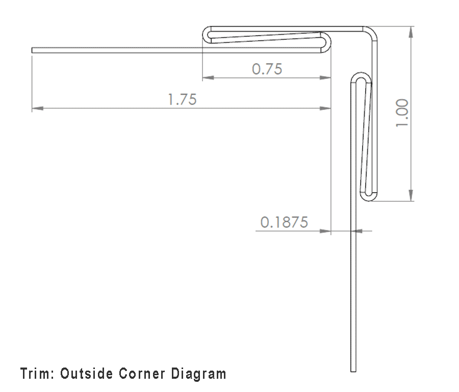 Trim Molding - Outside Corner