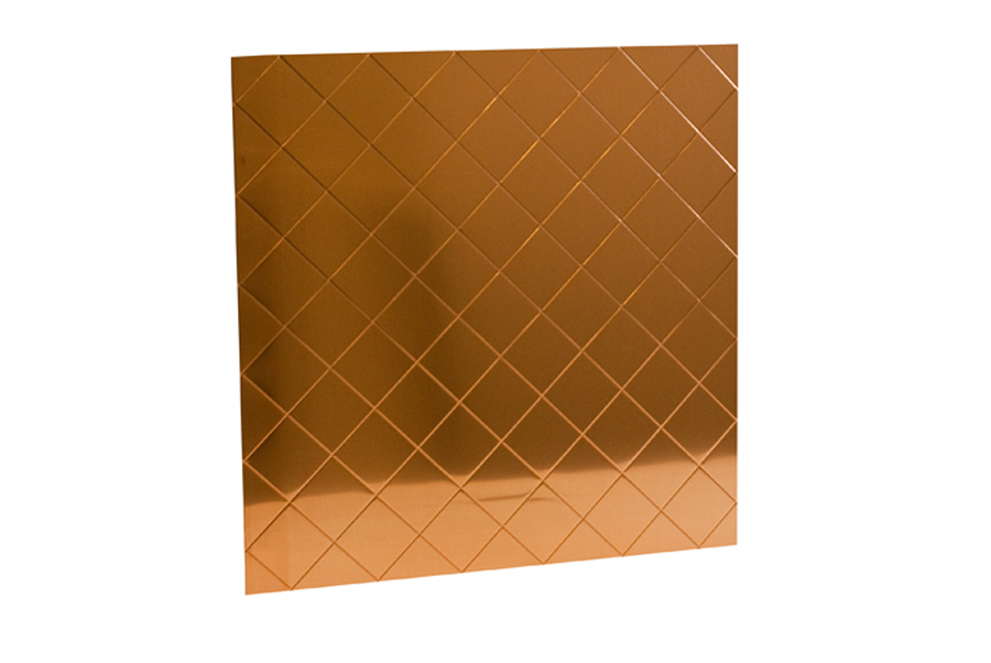 Copper Embossed Pattern