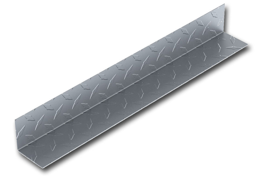 3003 UAAC Aluminum Diamond Plate Angle .062 x 1.5 x 5.5 x 48 in 4pcs 
