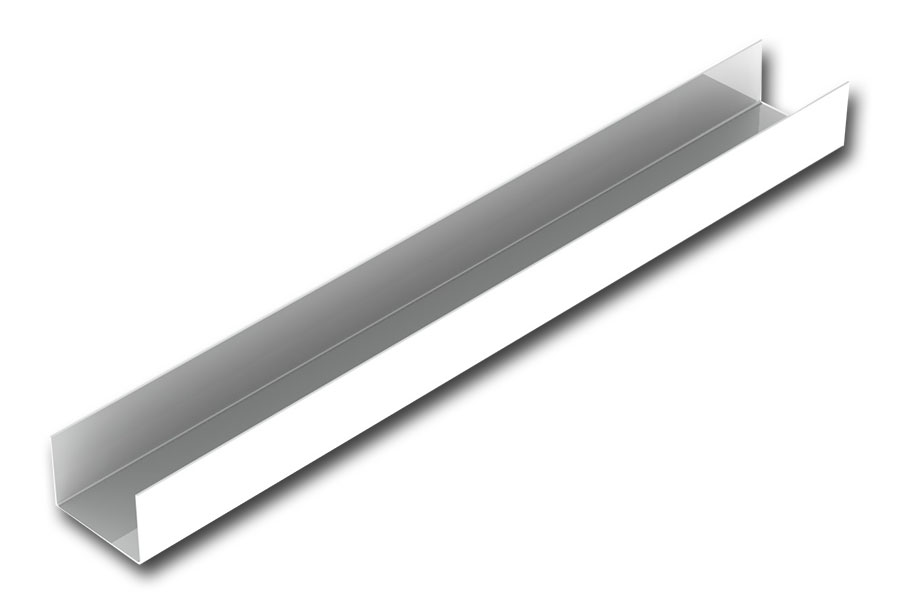 Custom C-Channel - White Aluminum