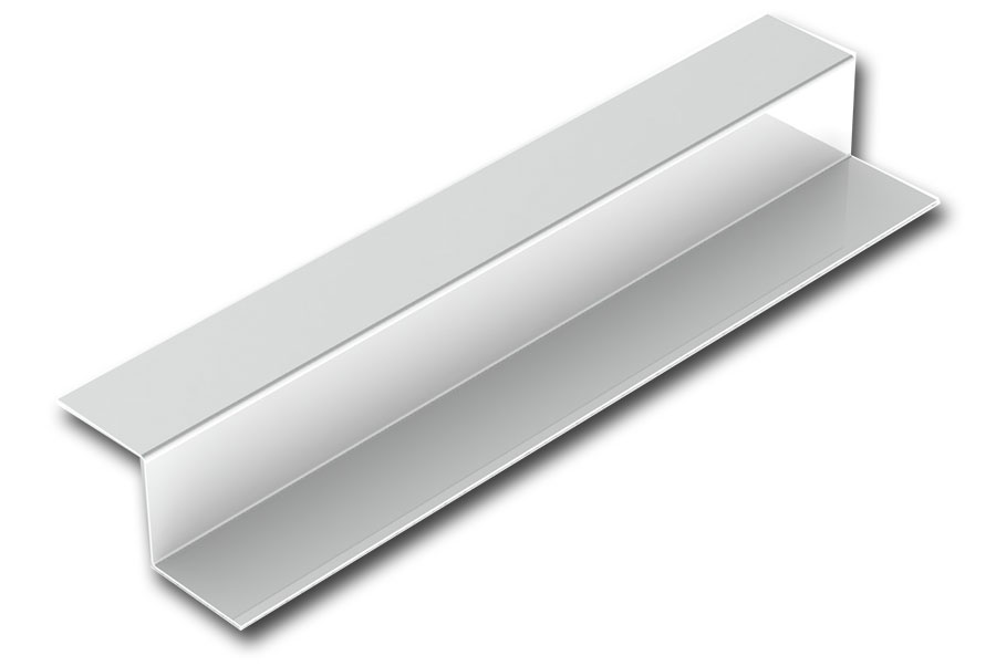 Custom Z-Channel - White Aluminum