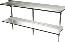 Stainless Steel Shelving - Adjustable, Fixed, Floating Shelves