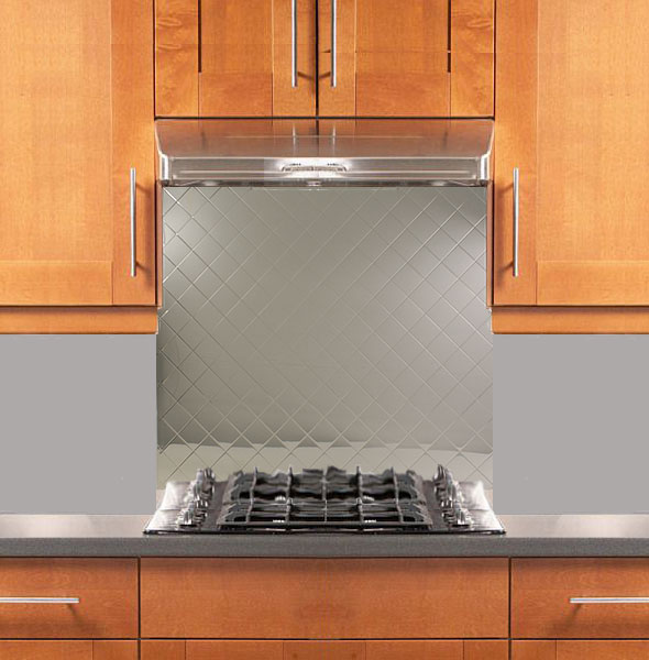 Stainless Steel Backsplash - Custom Size & Thickness