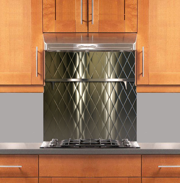 Stainless Steel Backsplash 18 x 30 304 #4 (Hemmed Edge) - Shapiro Metal  Supply