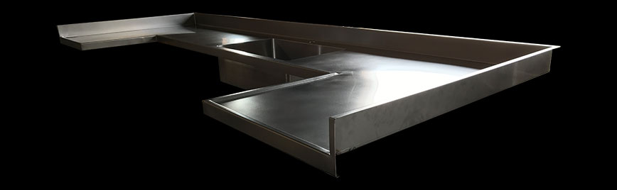 Stainless Steel Countertops With Integrated Sink Photo Album