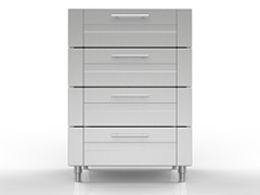 4 Quarter Drawers Cabinet